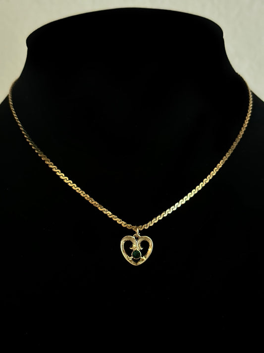 Emerald Love Necklace