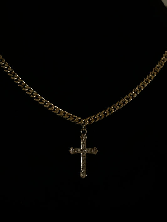 Iced Cross Necklace